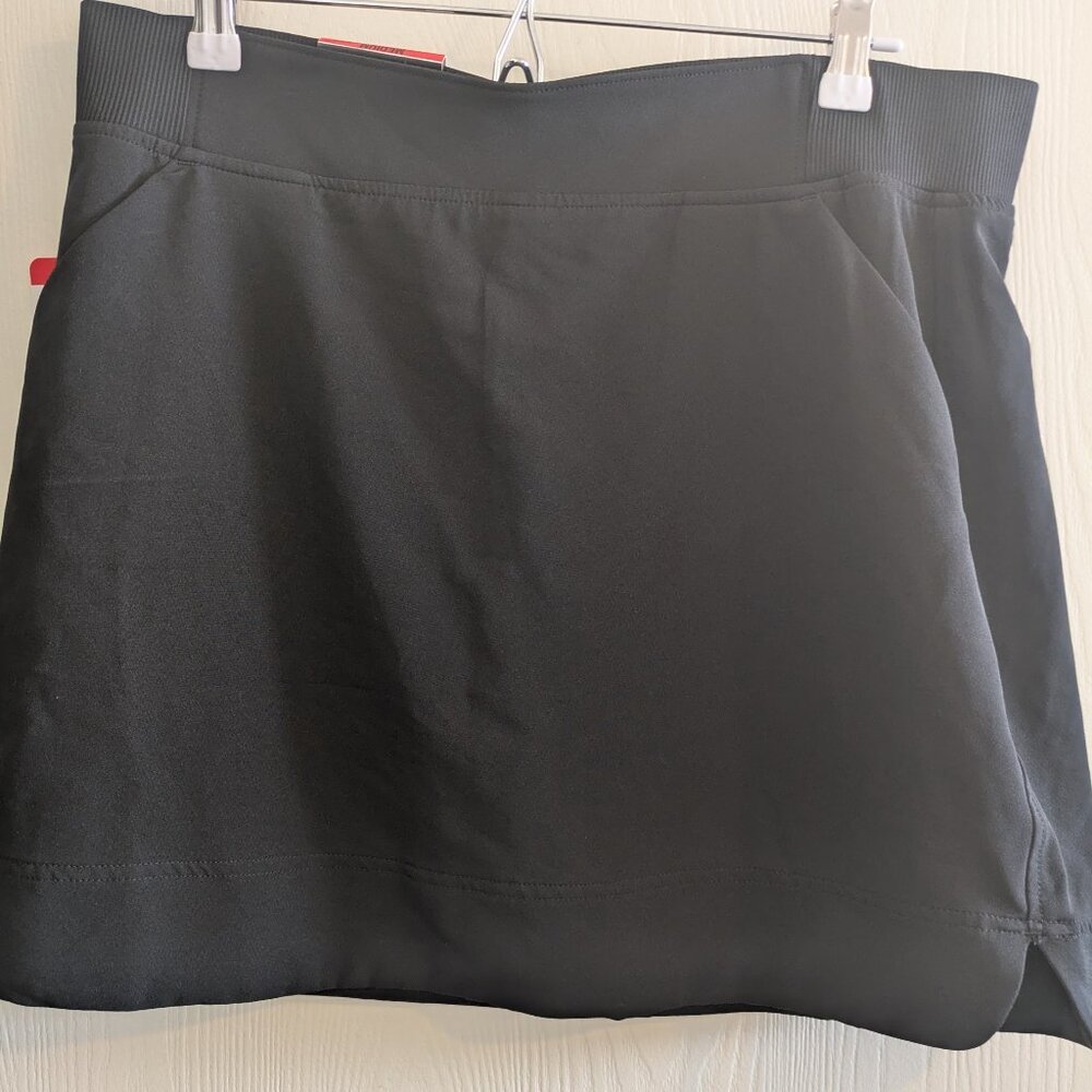 32 Degrees Cool Elastic Waist Skort Front Pockets Activewear Size M NWT